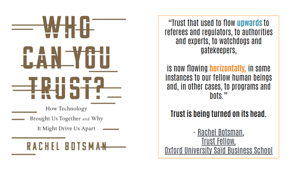 Botsman Trust is Being Turned on Its Head